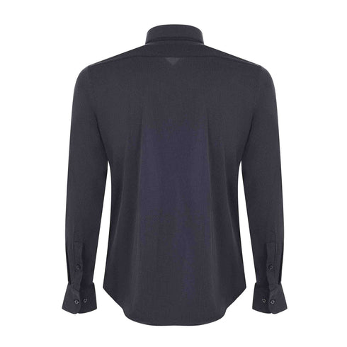 Camicia Uomo Oxford Jaquard stretch Nera RRD- Francavilla Moda